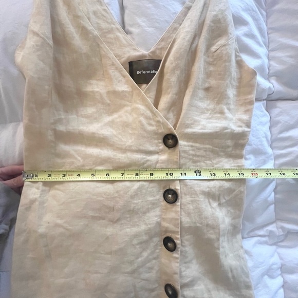 Reformation - Cayman Dress - Yellow Parmesan - Size XS - Picture 4 of 4